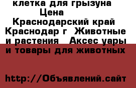 клетка для грызуна › Цена ­ 800 - Краснодарский край, Краснодар г. Животные и растения » Аксесcуары и товары для животных   
